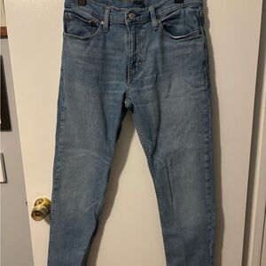 Vintage Style Levi's Sky Blue Slim Fit Jeans 32 x 32